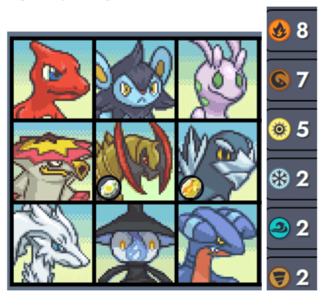 Ejemplo de composición TURBO RESHIRAM